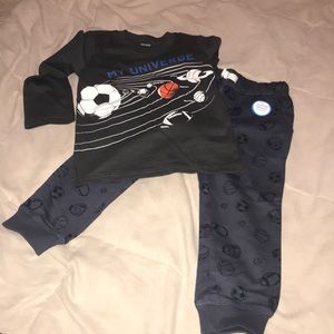 Toddler boy sports jogger set